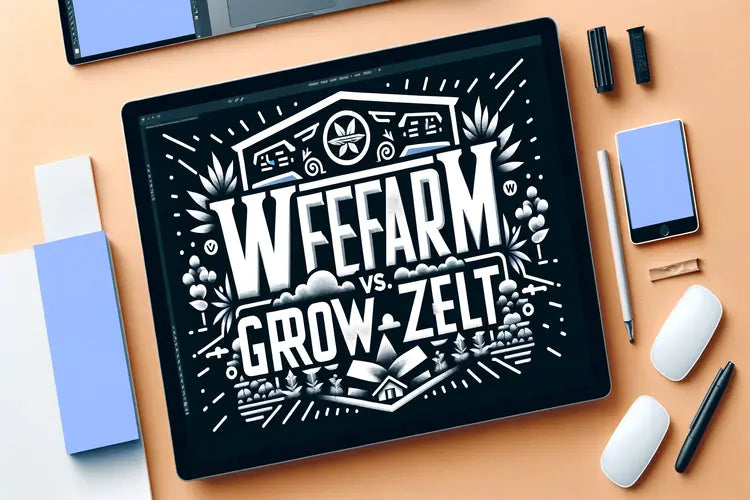 Cannabisanbau - weefarm vs. Growzelt